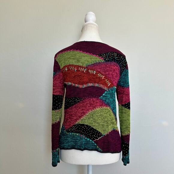 y2k patchwork sweater! - Picture 4 of 6